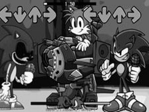 FNF: Sonic.exe and Sonic Sings Happy Online Rhythm Game