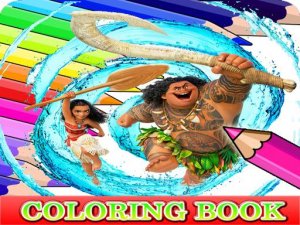 Moana Coloring Book Online Game - Coloring Game