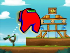Angry Among Shot Online Puzzle Game