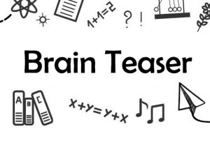 Brain Teaser Puzzle Game - Logic Puzzle Game