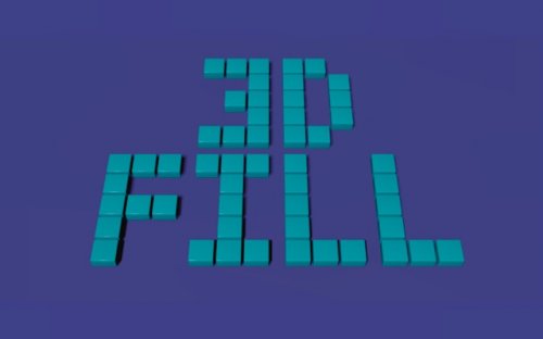 3D Fill: Cube Puzzle Game