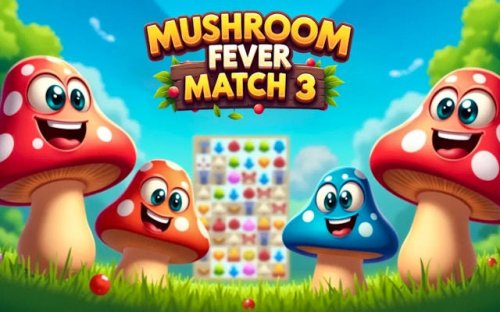Mushroom Fever Match 3 Puzzle Game