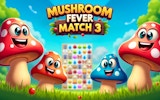 Mushroom Fever Match 3 Puzzle Game