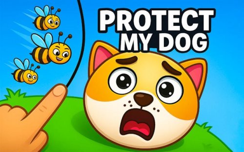 Protect My Dog - Free Online Puzzle Game