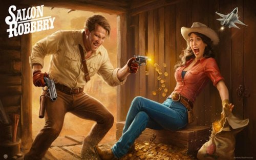 Saloon Robbery: Wild West Reflex Challenge