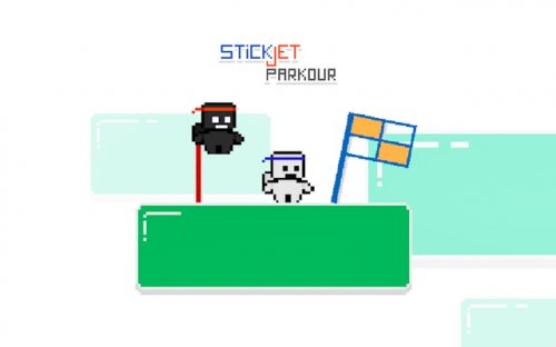 StickJet Parkour - Jetpack Stickman Game