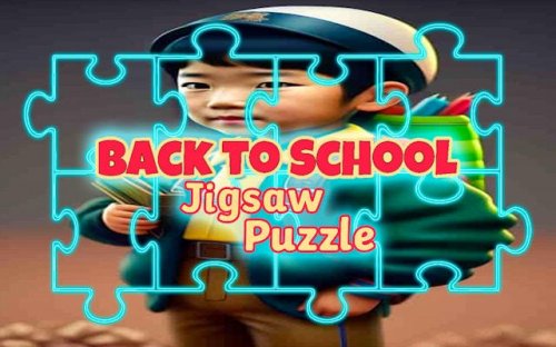 Back To School Jigsaw Puzzle Slider Game