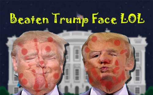 Beaten Trump Face LOL - Funny Face Deformation Game