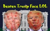 Beaten Trump Face LOL - Funny Face Deformation Game