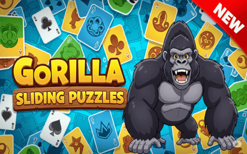 Gorilla Sliding Puzzles: Classic Tile Game