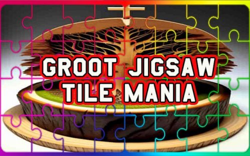 Groot Jigsaw Tile Mania Puzzle Slider