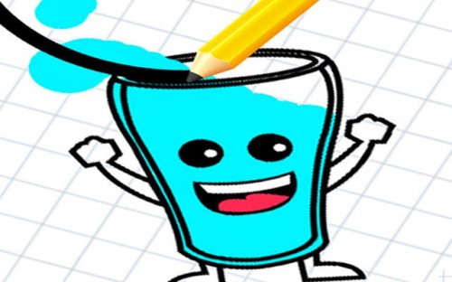 Happy Glass: Line Drawing Puzzle Game