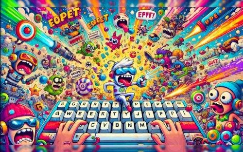 Key Rush - Typing Saga: Fast-Paced Typing Adventure Game