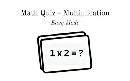 Math Quiz - Multiplication Game