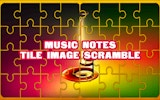 Music Notes Tile Image Scramble Puzzle Slider