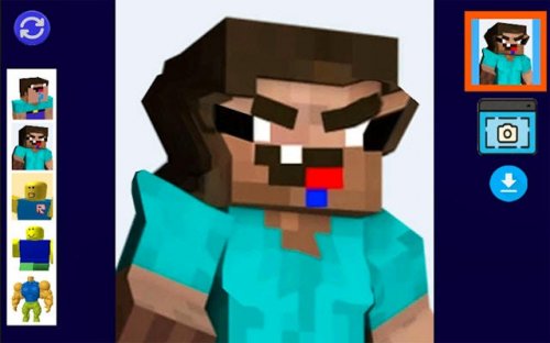 Noob Funny Face - Silly Face Warping Game