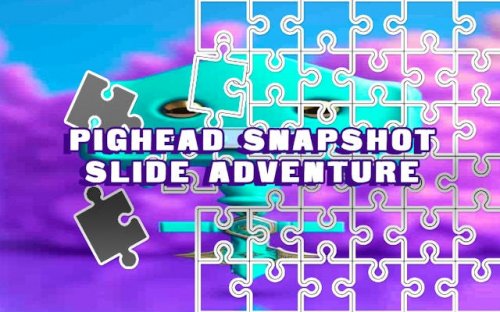 Pighead Snapshot Slide Adventure: Picture Puzzle Game
