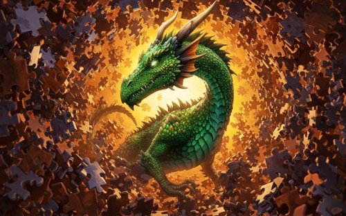 Realistic Dragon Jigsaw Puzzle Game