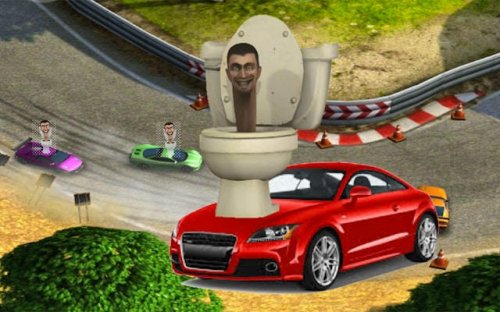 Skibidi Toilet Racing Multiplayer Game