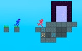 Stickman Blockworld Parkour 2 - Portal Escape Adventure